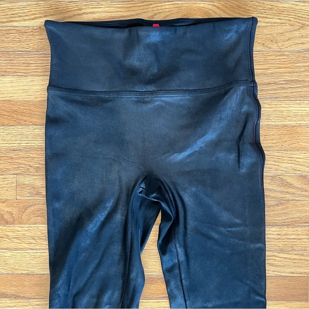 Spanx Black Faux Leather Leggings - Picture 6 of 14